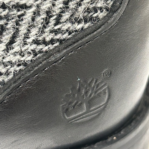 Timberland Harris Tweed Oxford Shoes Black Gray Size 10 - Picture 8 of 15
